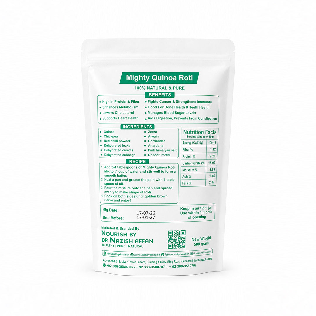 Mighty Quinoa Roti Gluten Free (30 servings)