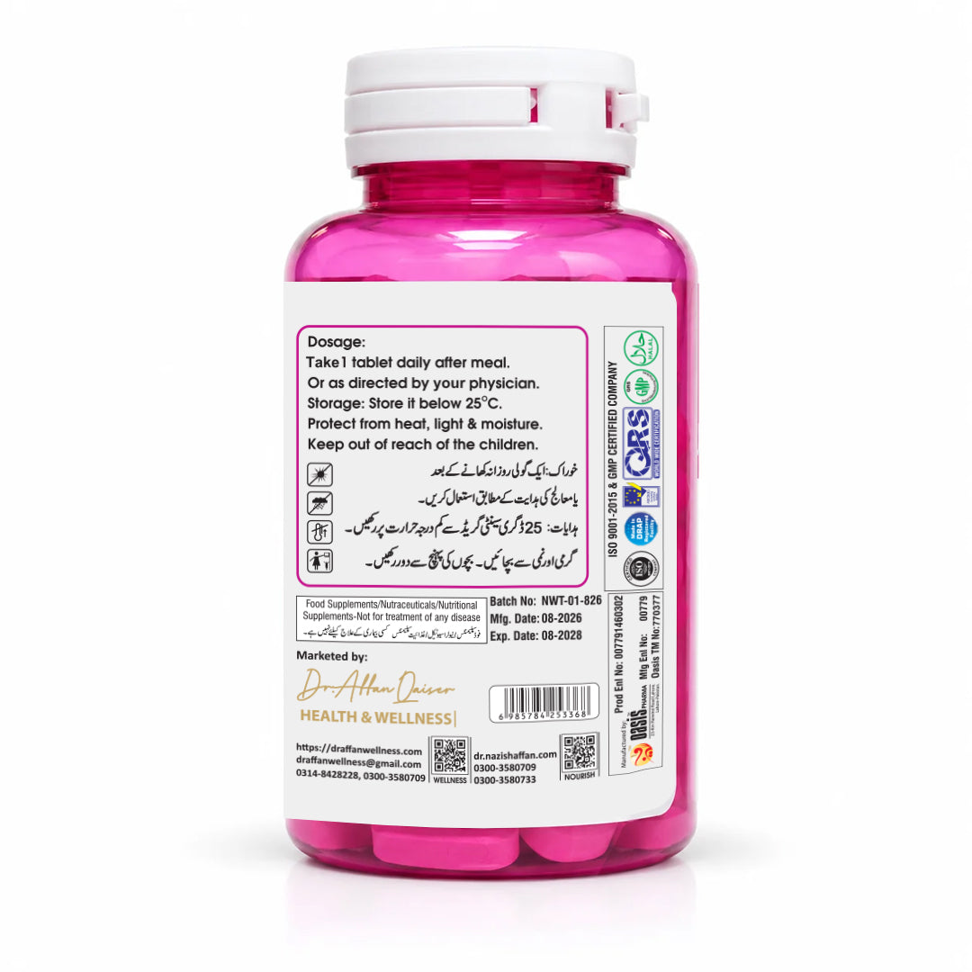Nutricare Ultra β Women | One-A-Day Multivitamin for Women β 30 Tablets