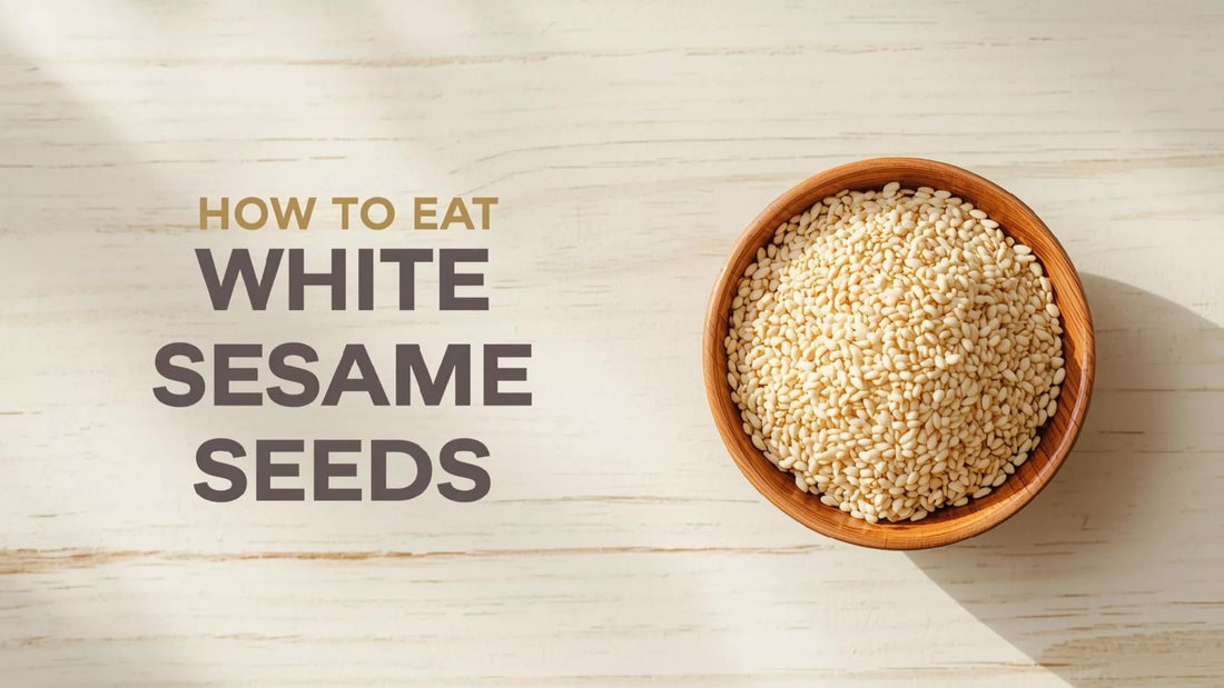 how to eat white sesame seeds