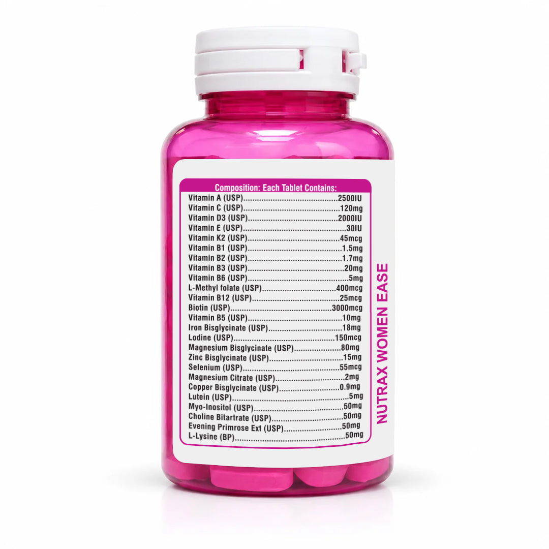 Nutricare Ultra – Women | One-A-Day Multivitamin for Women – 30 Tablets