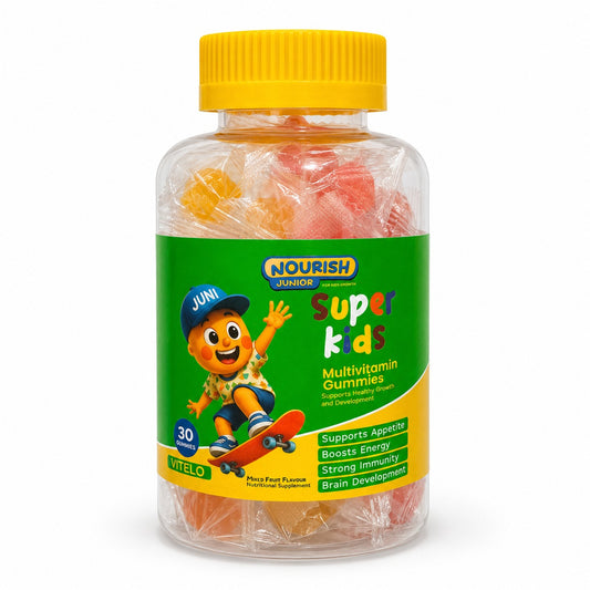 Nourish Junior Super Kids Multivitamin Gummies – 30 Gummies